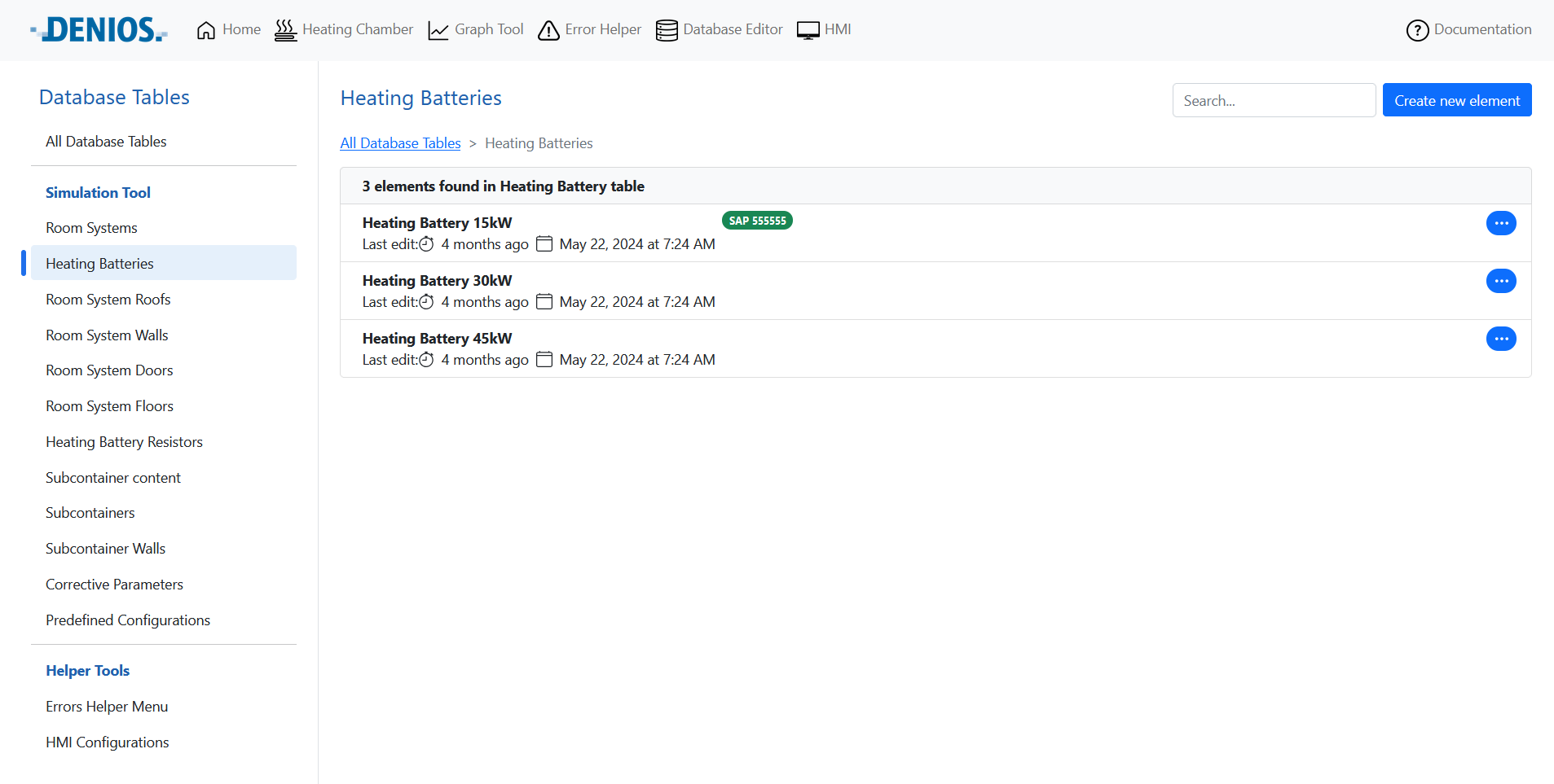 Database Interface